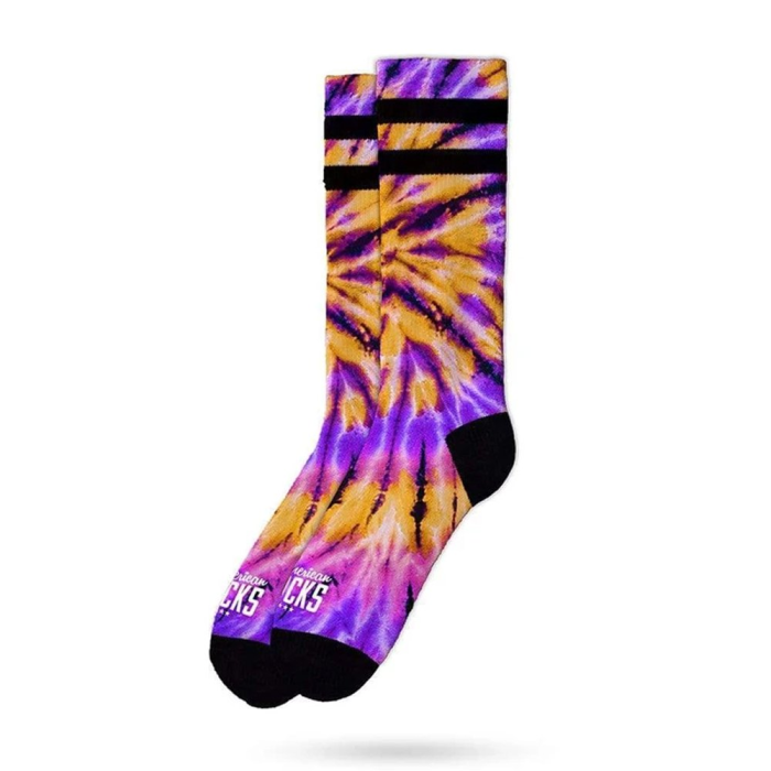 Vysoké ponožky dámské - American Socks Tie Dye - Passionfruit