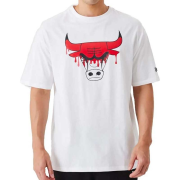 Trička - New Era NBA Drip Logo os Tee Chicago Bulls