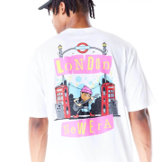 Trička - New Era Location Graphic Os Tee