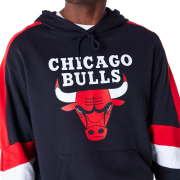 Mikiny - New Era NBA Colour Block Os Hoodie Chicago Bulls