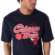 Trička - New Era NBA Script Os Tee Chicago Bulls