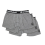 DYNASTY 3PACK BOXER SHORTS (heather gray) velikost L