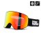 EDMOND GOGGLES (black/mirror red)