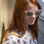 CHLOE SUNGLASSES (gloss rose/mirror champagne)