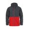 CLOSTER II JACKET (phantom/lava red) velikost S