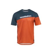 QUANTUM BIKE JERSEY (petrol/burnt orange) velikost L