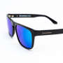 KEATON SUNGLASSES (gloss black/mirror green)