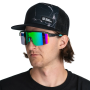 SCORPIO SUNGLASSES (black splash/mirror green)