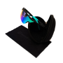 SCORPIO SUNGLASSES (black splash/mirror green)