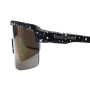 SCORPIO SUNGLASSES (black splash/mirror green)