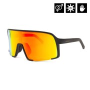 MAGNUM SUNGLASSES (matt black/mirror red)