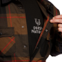 PROM BIKE SHIRT (coffee/red) velikost L