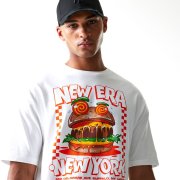 Trička - triko NEW ERA Food graphic os tee