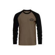 SHANK LS T-SHIRT (fossil) velikost L