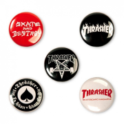 Ostatní - Thrasher Logo Buttons